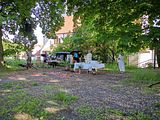 Gottesdienst in Helbra auf dem Festplatz hinter der Kirche!