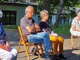 Gottesdienst in Helbra auf dem Festplatz hinter der Kirche!